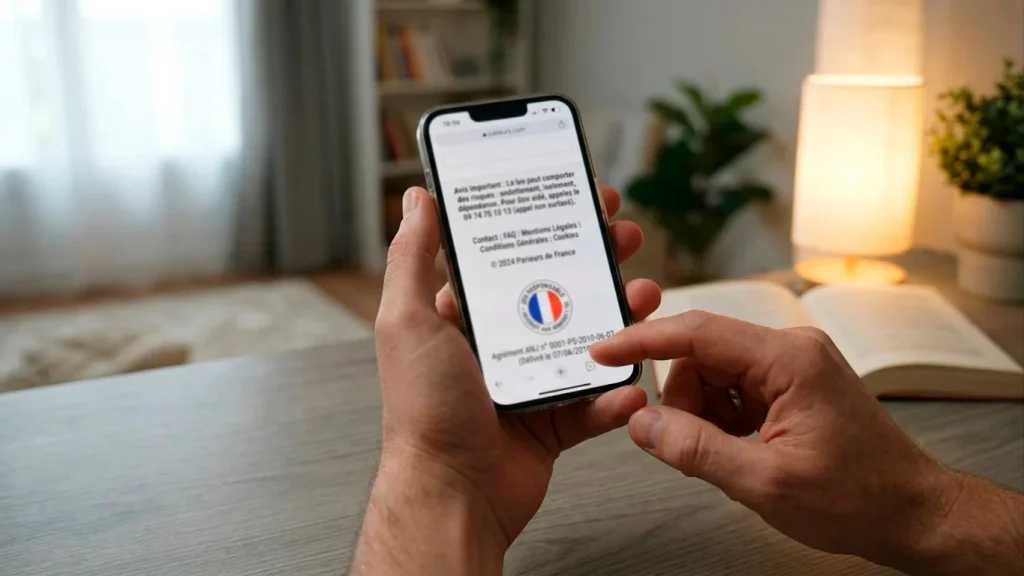 Procédure pour vérifier l'agrément ANJ d'un bookmaker en France